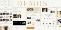 Elegant - Wedding Events HTML Template Screenshot 1